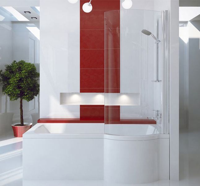 Ванна акрилова Besco Inspiro 170x70 (WAI-170-NPR) без ніжок, права 371399 фото