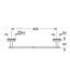 Тримач для рушників Grohe QuickFix Start Cube 409872430 (чорний матовий) 848023 фото 4
