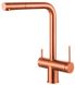 Смеситель для кухни Fabiano FKM 31.14 S/Steel Nano Copper с подключением питьевой воды (8231.401.1143) медь 692165 фото 1