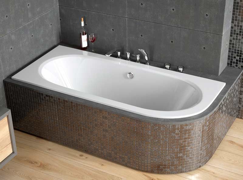 Ванна акриловая Besco Avita Slim 170x75 (WAV-170-NLS) левая без ножек 680184 фото