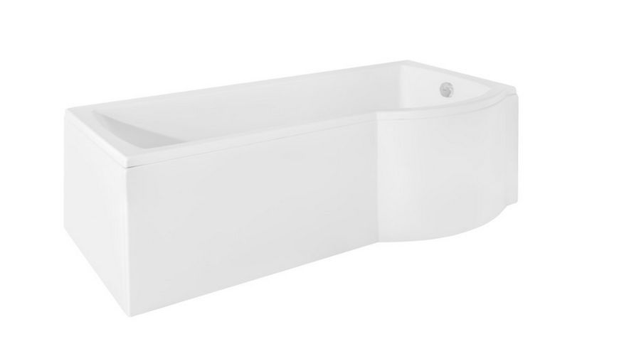 Ванна акрилова Besco Inspiro 170x70 (WAI-170-NPR) без ніжок, права 371399 фото