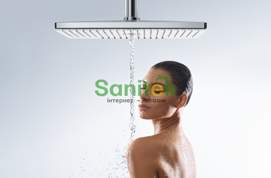 Верхний душ Hansgrohe Rainmaker Select 460 3jet 24007400 (белый-хром) 129403 фото