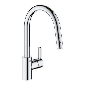 Смеситель для кухни Grohe Feel 31486001 с душем (хром) 538573 фото