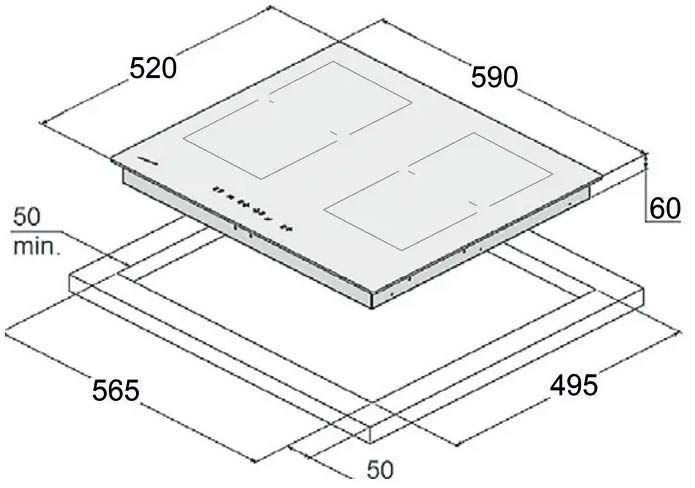 Варильна поверхня електрична Fabiano FHBI 3201 Lux White (8122.416.1080) індукційна 545112 фото
