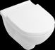 Унитаз подвесной Villeroy&Boch O.Novo 5660H1R1 с сиденьем Soft Close (белый альпин ceramicplus) 157883 фото 1
