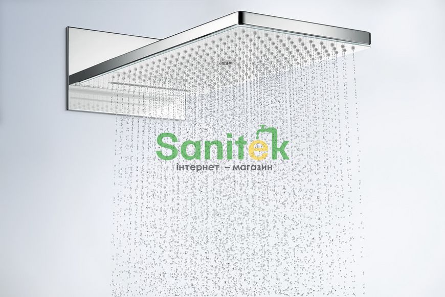 Верхний душ Hansgrohe Rainmaker Select 580 3et EcoSmart 24011400 (белый-хром) 129405 фото