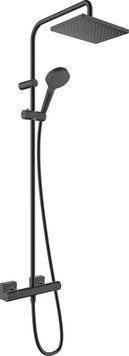 Душова система Hansgrohe Vernis Shape 26097670 з термостатом (чорний матовий) 491567 фото