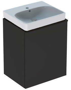 Тумба з умивальником Geberit Smyle Square 55 см (500.365.JK.1/500.259.01.1) лава матовий 538104 фото