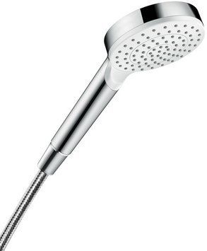 Душевая лейка Hansgrohe Crometta 100 1jet Eco 26333400 (1 режим) белый/хром 135754 фото