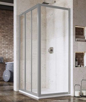 Душова кабіна Ravak Supernova ASDP3+APSS 90x75 (00V70UR2Z1+94030UR2Z1) сатиновий профіль/скло Transparent 280357 фото