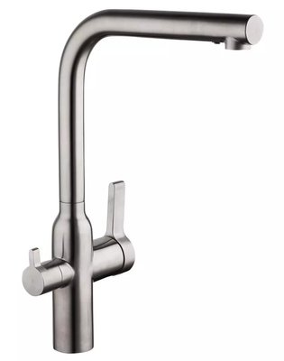 Смеситель для кухни Gappo G4399-4 с подключением питьевой воды (нержавеющая сталь) 927263 фото