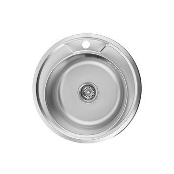 Кухонна мийка Kroner KRP Satin-490 (0,6 мм) 697403 фото