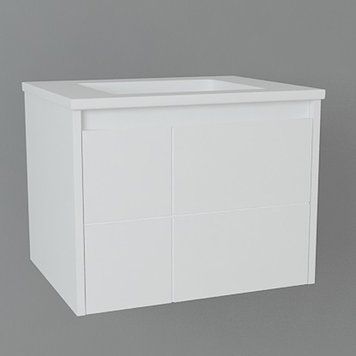Тумба з умивальником Devit Laguna 60 см (0020110W) білий 326625 фото