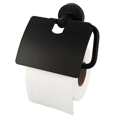 Держатель для туалетной бумаги Haceka Kosmos Black 1142257 (чёрный) 84510 фото