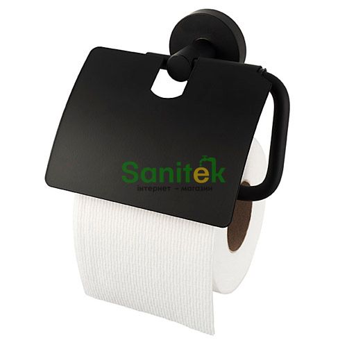 Держатель для туалетной бумаги Haceka Kosmos Black 1142257 (чёрный) 84510 фото