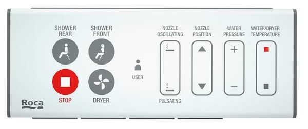 Сиденье для унитаза Roca Multiclean 2.2 Premium Square A804007001 с функцией биде Soft Close 137057 фото
