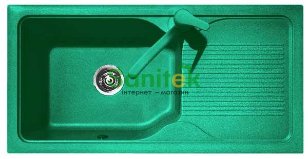 Гранітна мийка Telma Domino DB09910 Granite (36 green) 147570 фото