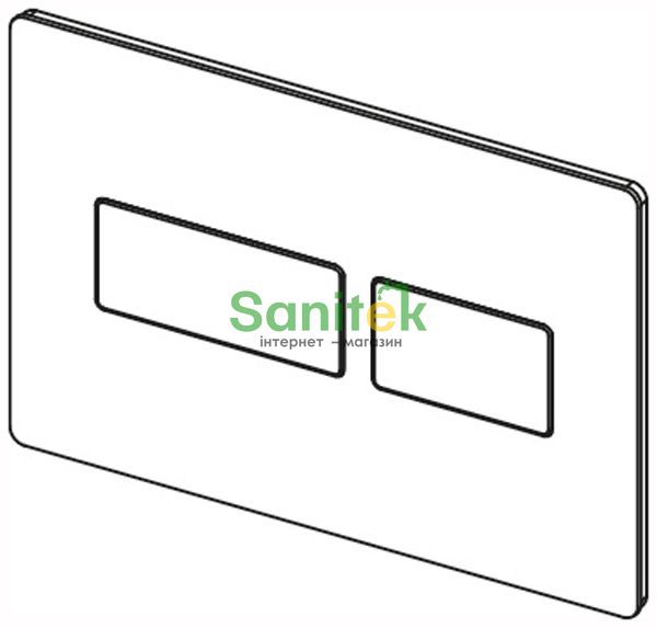 Змивна клавіша Tece Solid 9240430 (нержавіюча сталь) 352284 фото