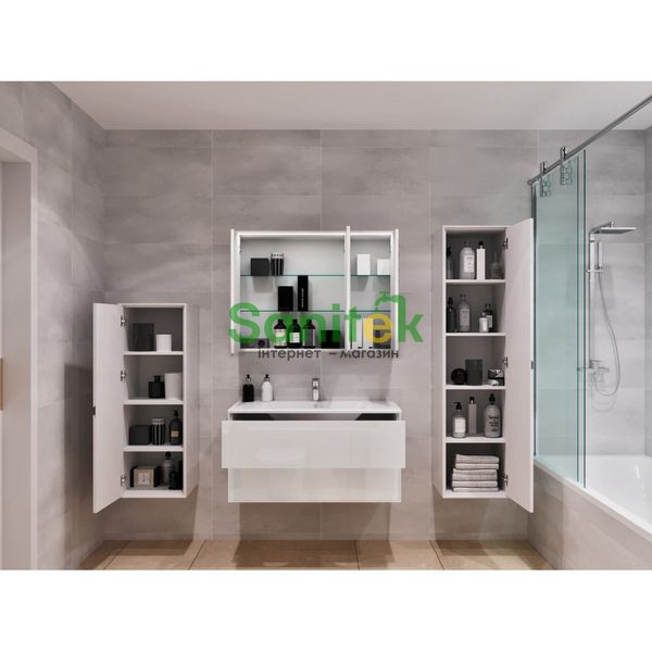 Пенал для ванної кімнати Ювента Botticelli Sequetto SQP-160 236041 фото