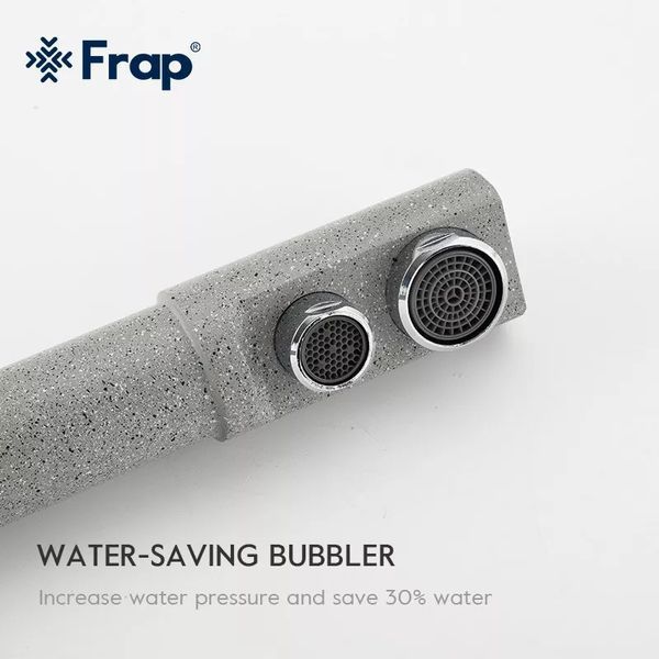 Змішувач для кухні Frap F4352-22 із підключенням питної води (сірий) 927904 фото