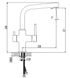 Змішувач для кухні Imprese Daicy 55009B-F з підключенням питної води (чорний) 236908 фото 2