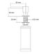 Дозатор для жидкого мыла Fabiano FAS-D 41 Titanium (8241.401.0051) 262306 фото 2