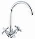 Смеситель для кухни Emmevi Deco Classic CR12427 с переключателем на посудомойку (хром) 61935 фото 1