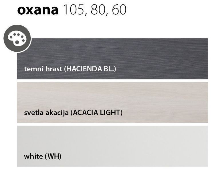 Тумба с умывальником Kolpa-San Oxana OUO 80 ACACIA LIGHT (507192) 252069 фото