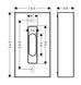 Диспенсер для серветок Axor Universal 42873340 (чорний хром матовий) 871082 фото 2