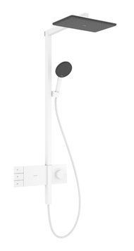 Душова система Hansgrohe Raindance Alive Q 340/210 2jet ShowerSelect Comfort 24590700 з термостатом (білий матовий) 987215 фото