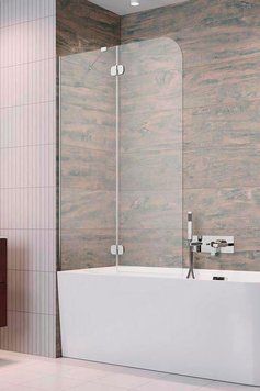 Шторка для ванны Radaway Torrenta PND II 120 L (12011203-101L) профиль хром/стекло прозрачное 507723 фото