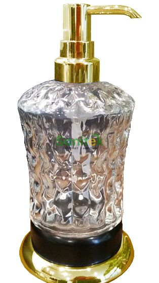 Дозатор для жидкого мыла Kugu Freestand G&B 230G&B (золото-чёрный) 137394 фото