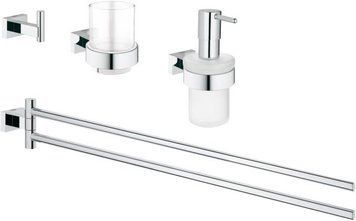 Набір аксесуарів 4 в 1 Grohe Essentials Cube 40847001 247674 фото