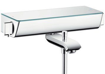 Змішувач для ванни Hansgrohe Ecostat Select 13141400 з термостатом (білий/хром) 91538 фото