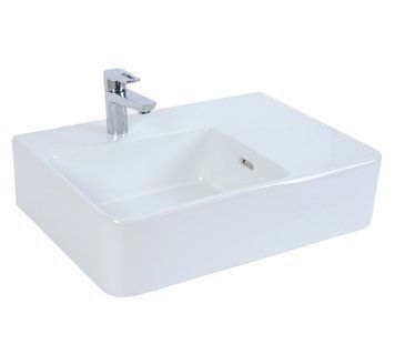 Умивальник Devit Quadra 60x43 см 1516132L лівий 311825 фото