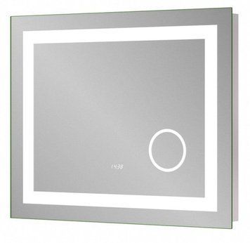 Дзеркало для ванної кімнати Sanwerk Ultra Mega 80x65см (ZU0000136) зі збільшуючим склом 159745 фото