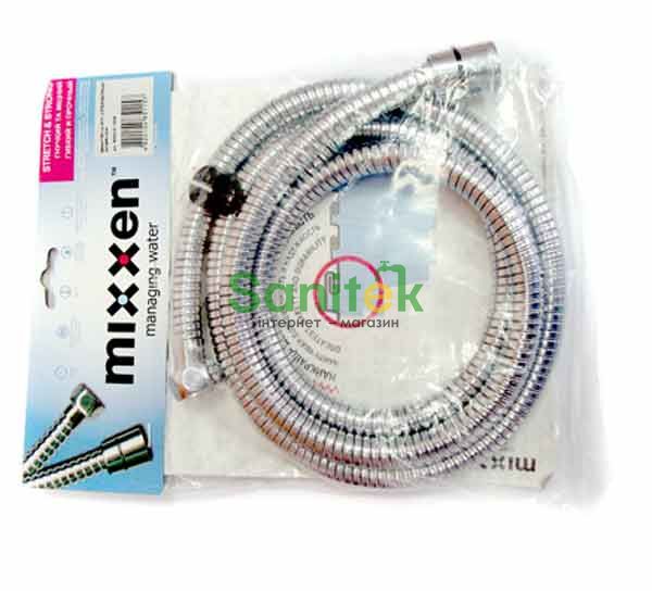 Душовий шланг Mixxen HS001-175W (175 см) хром 90322 фото