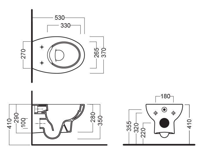 Унітаз підвісний Hatria Erika Pro Rimless Y1CB01+Y1FR01 з сидінням Soft Closing 134077 фото