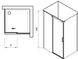Душевая кабина Ravak Matrix MSDPS-100x100 L (0WLAAU00Z1) сатиновый профиль/стекло Transparent (левая) 152016 фото 3