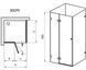 Душевая кабина Ravak Brilliant BSDPS-120x90 R+B SET хромированный крепеж/стекло Transparent (правая) 151975 фото 6