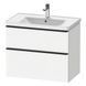 Тумба з умивальником Duravit D-Neo 80см (DE012101818) білий матовий 725424 фото 1