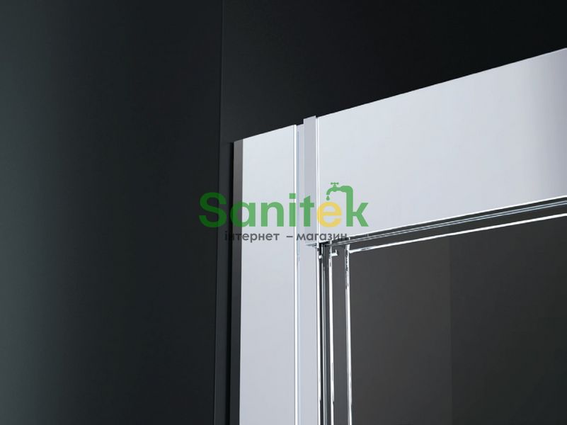 Душевая дверь Novellini Kali 2P 100 (KALI2P94-1B) профиль серебристый/стекло прозрачное 273882 фото