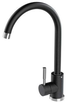 Змішувач для кухні Granado Elche Lux (black shine) 850378 фото