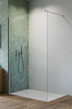 Душова кабіна Radaway Nes Walk-in II 100 (10013100-01-01) профіль хром/скло прозоре 711919 фото