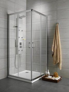 Душова кабіна Radaway Premium Plus C 100x100 (30443-01-05N) профіль хром/скло графіт 209534 фото