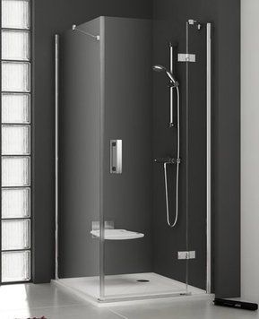 Душевая кабина Ravak SmartLine SMSD2+SMPS 90x80 R (0SP7BA00Z1+9SL40A00Z1) хромированный профиль/стекло Transparent (левая) 279474 фото