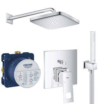 Душевая система Grohe Eurocube Tempesta 250 UA26415SC3 (26687000+26405000+35600000+24062000) хром 382882 фото