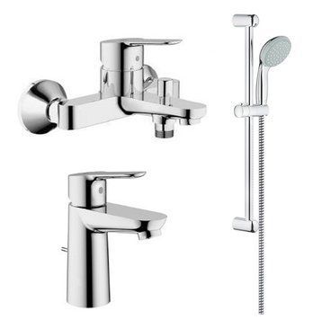 Набор смесителей для ванной комнаты Grohe BauEdge 122271 (23334000+23328000+27598000) 214194 фото