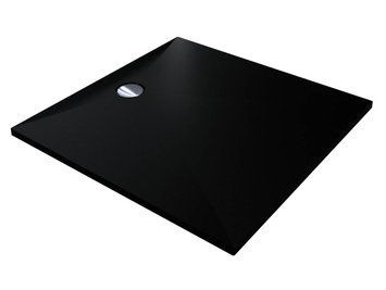 Душовий піддон Miraggio Brugge 900x900 (0000455) Mirastone Black 516881 фото