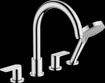 Смеситель для ванны Hansgrohe Vernis Shape 71459000 (хром) 491539 фото